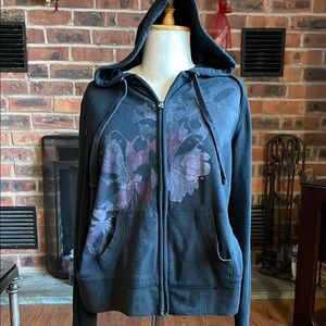 Women's Black Hoodie Jacket